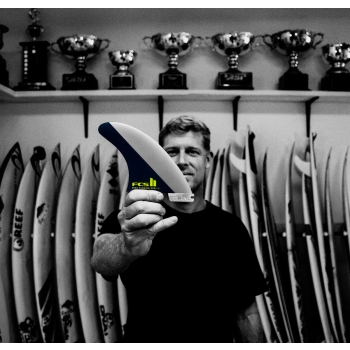 FCS II MICK FANNING PG PRO TRI FIN SET BLACK ACID