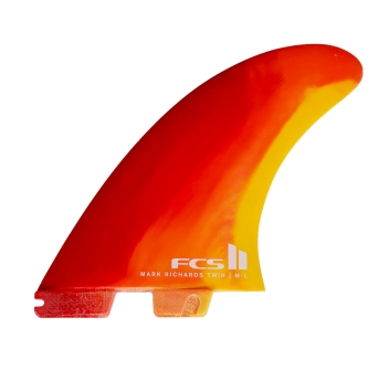 FCS II MR MARK RICHARDS PC TWIN FIN SET 2+1 CYBER LIME BLACK