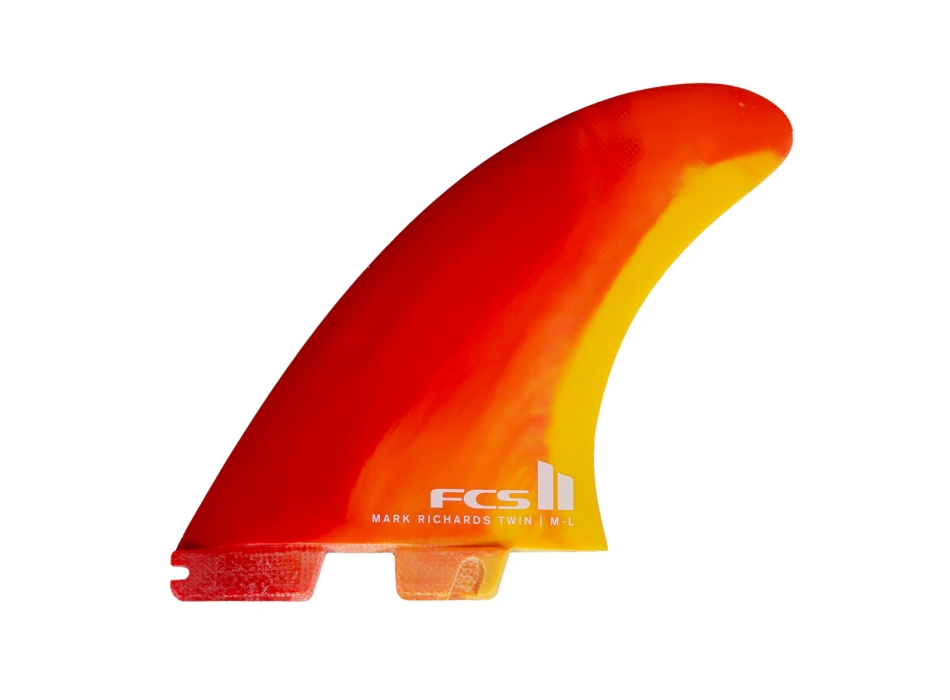 FCS II MR MARK RICHARDS PC TWIN FIN SET 2+1 CYBER LIME BLACK