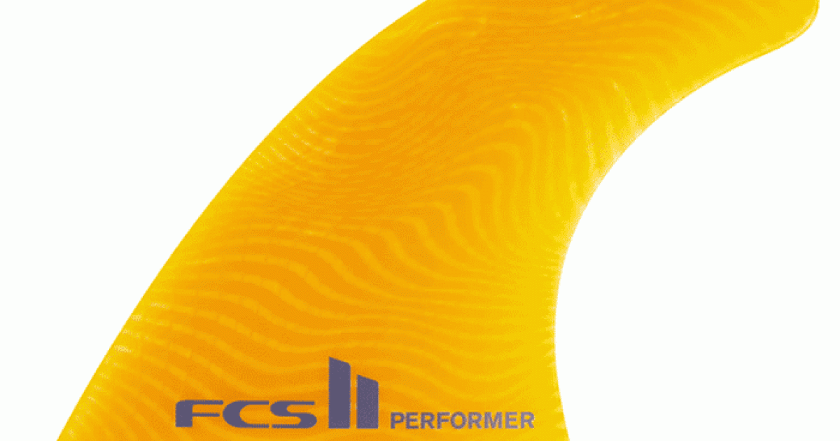 FCS Performer Neo Glass Mango Dérives Surf Thruster – SurfShop