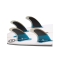 FCS II PERFORMER PC QUAD SET TEAL/BLACK
