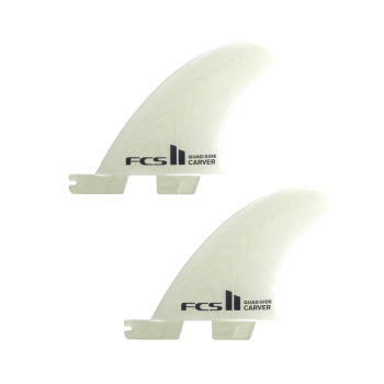 FCS II PG CARVER QUAD REAR SMALL CLEAR