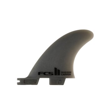 FCS II CARVER NEO GLASS SIDE BYTE FINS SMOKE