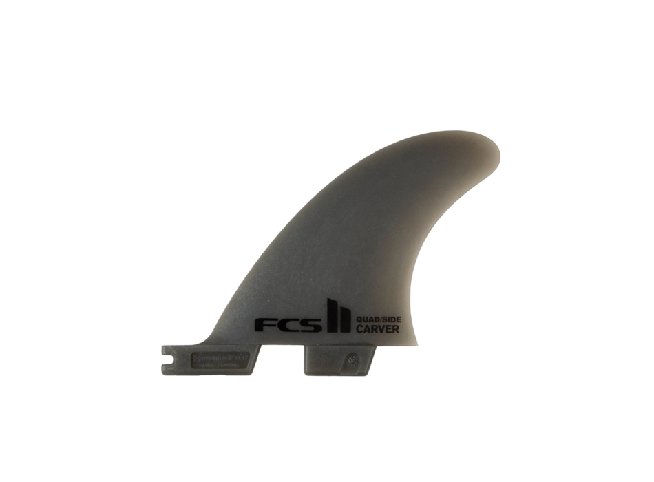 FCS II CARVER NEO GLASS SIDE BYTE FINS SMOKE