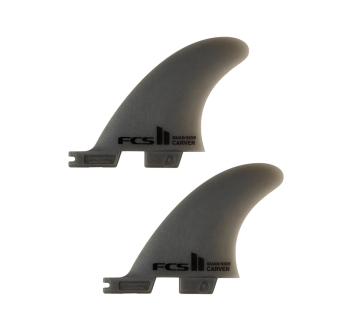 FCS II CARVER NEO GLASS SIDE BYTE FINS SMOKE