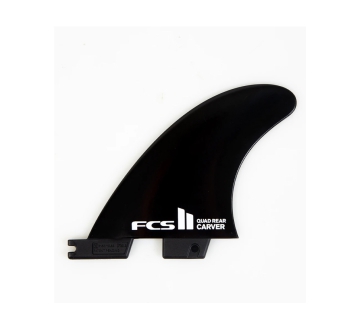 FCS II CARVER GLASS FLEX QUAD REAR SET BLACK