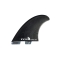FCS II POWER TWIN PG FIN SET BLACK