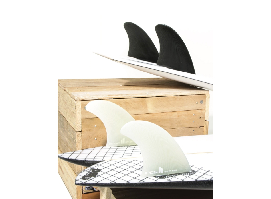 FCS II POWER TWIN FIN BLACK