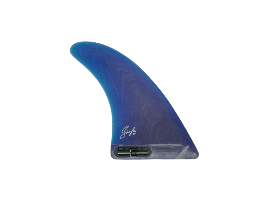 FCS II SINGLE FIN 6.0" PG LONGBOARD FIN CLEAR