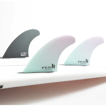 FCS II SKY BROWN TRI FIN SET