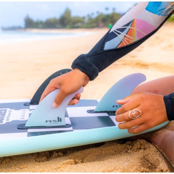 FCS II SKY BROWN TRI FIN SET