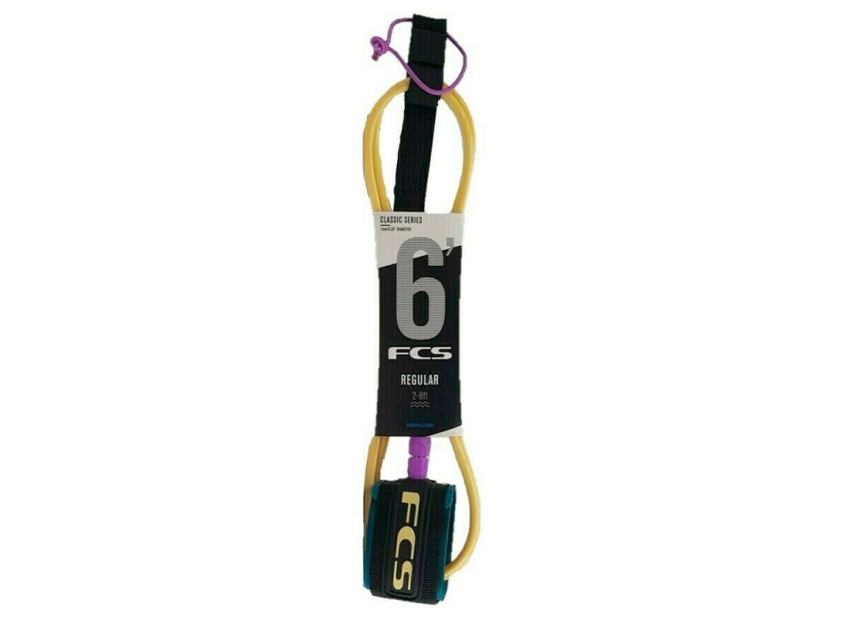 FCS LEASH 6 0 REGULAR CLASSIC SERIES 7MM