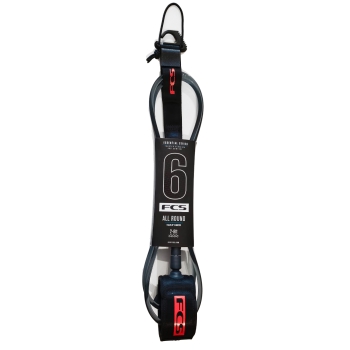 FCS ALL ROUND ESSENTIAL LEASH 6' BLACK