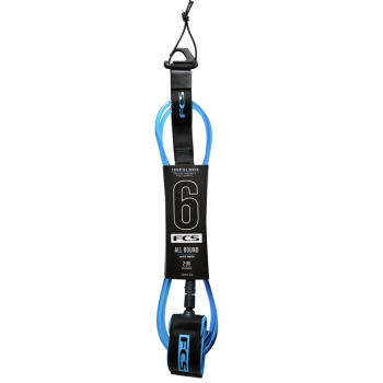 FCS ALL ROUND ESSENTIAL LEASH 6' BLACK