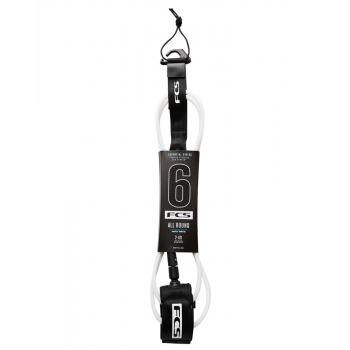 FCS ALL ROUND ESSENTIAL LEASH 6' BLACK