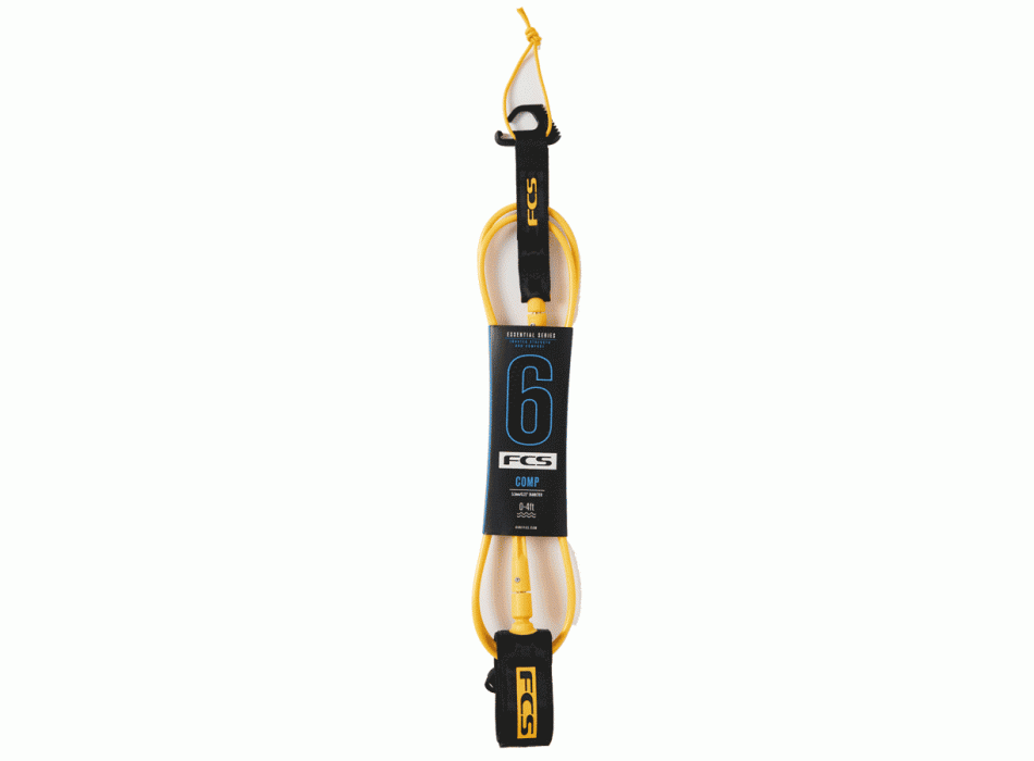 LEASH FCS 6 COMPETITION ESSENTIAL DOUBLE SWIVEL 5 5MM