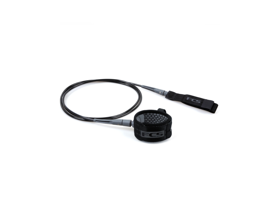 FCS ALL ROUND ESSENTIAL LEASH 7' BLACK