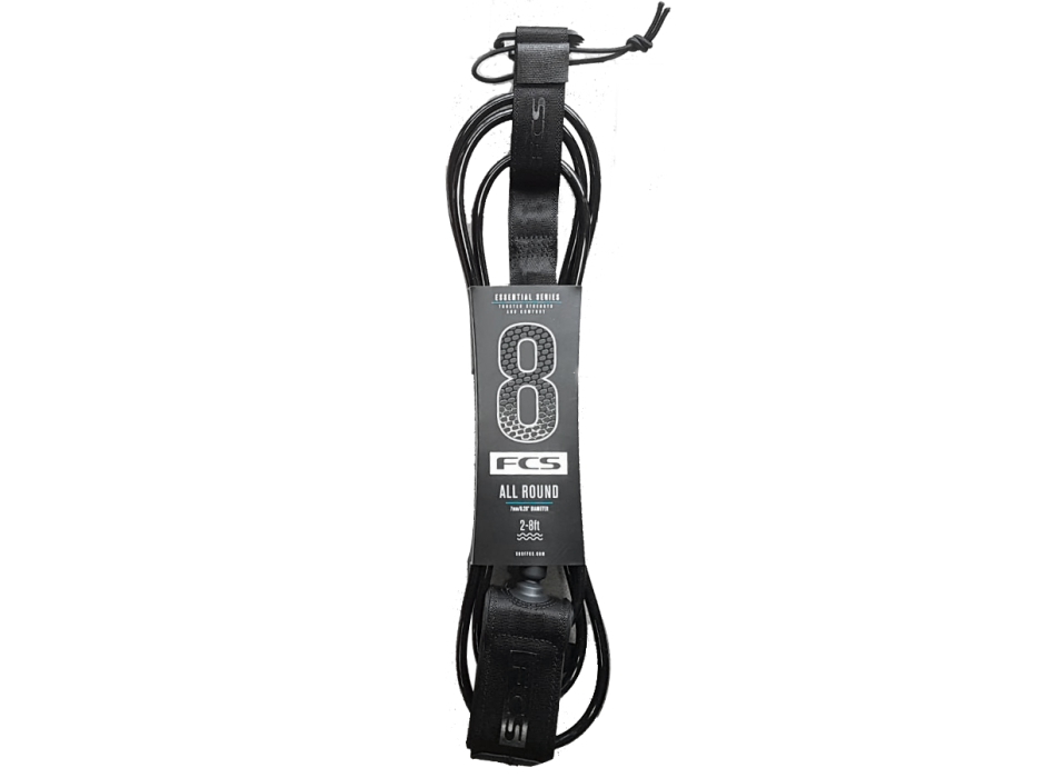 FCS ALL ROUND ESSENTIAL LEASH 8'