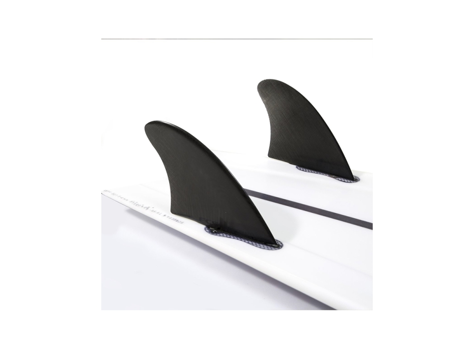 FCS II PINNE MODERN KEEL PC TWIN FIN WHITE