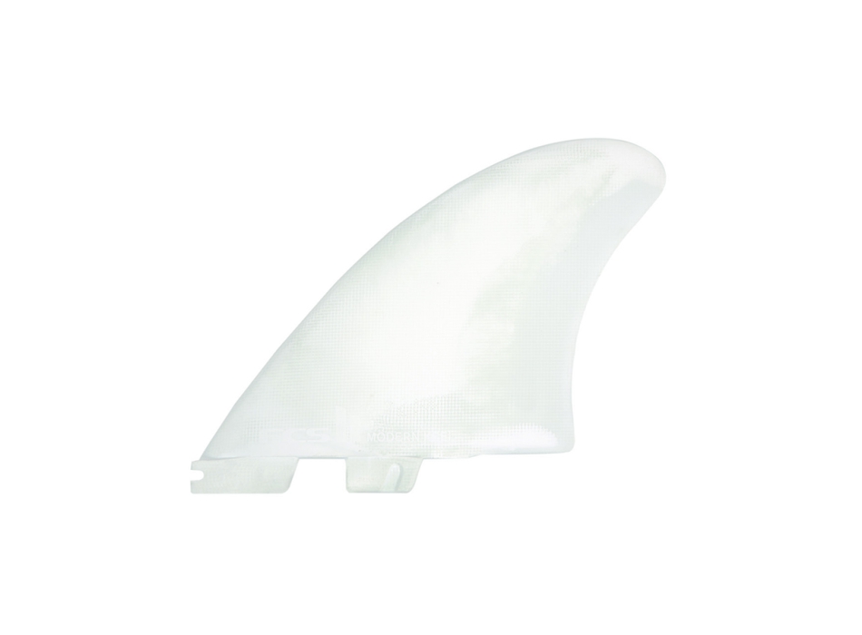 FCS II PINNE MODERN KEEL PC TWIN FIN WHITE