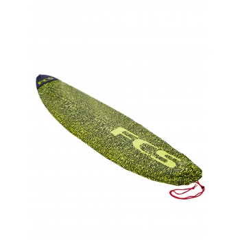 FCS STRETCH COVER 6'3'' FISH FUNBOARD ICE/YELLOW