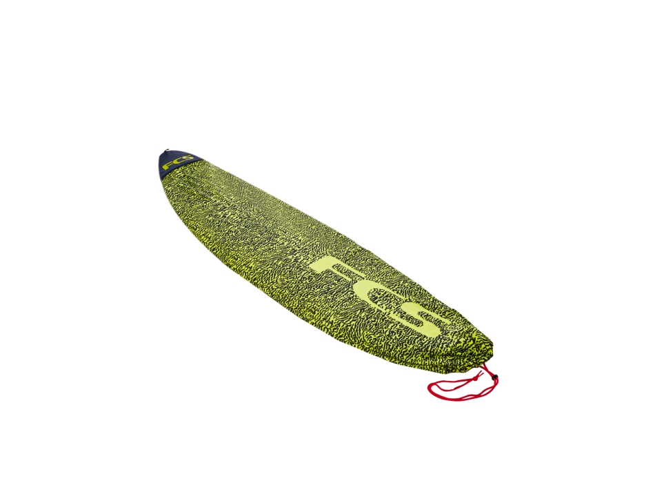 FCS STRETCH COVER 6'3'' FISH FUNBOARD ICE/YELLOW