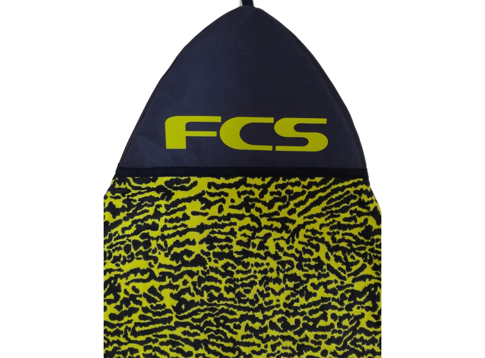 FCS STRETCH COVER 6'3'' FISH FUNBOARD ICE/YELLOW