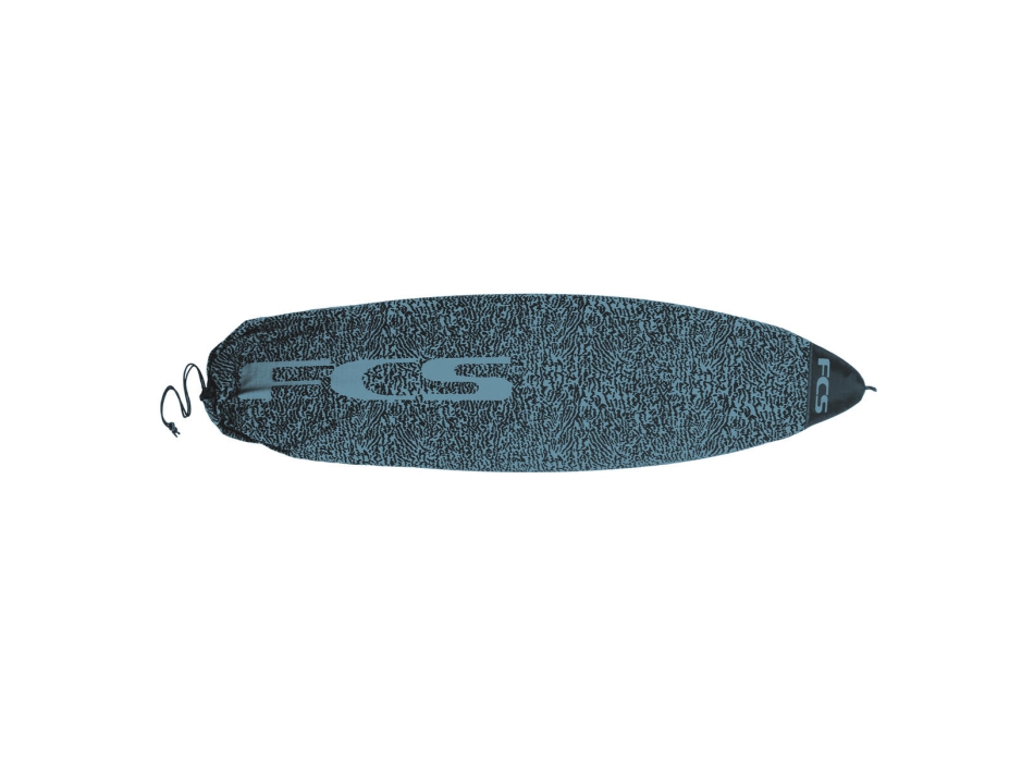 FCS STRETCH COVER 6'7'' FISH FUNBOARD TEAL
