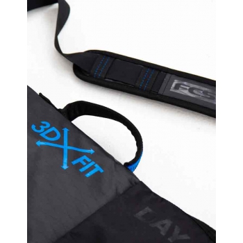 FCS SURFBOARD COVER SINGLE 5'6'' DAY FUNBOARD 3DXFIT BLACK