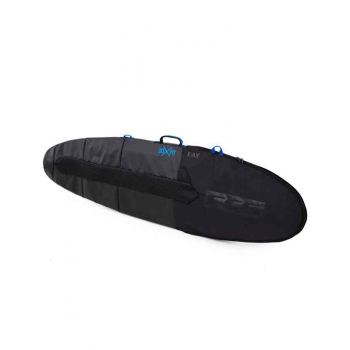FCS SURFBOARD COVER SINGLE 5'6'' DAY FUNBOARD 3DXFIT BLACK
