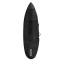 FCS SURFBOARD COVER SINGLE 5'9" 3DXFIT DAY ALL PURPOSE BLACK WARM GREY
