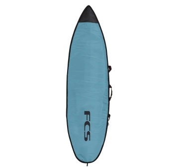 FCS SURFBOARD COVER SINGLE 6'0'' SHORTBOARD CLASSIC TRANQUIL BLUE