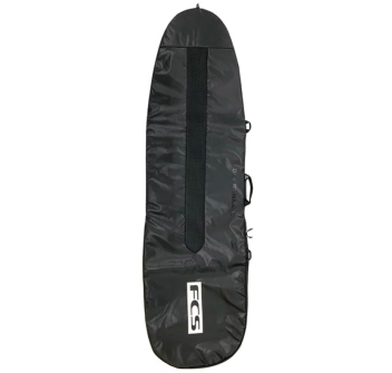 FCS SURFBOARD COVER SINGLE 7'0'' DAY FUNBOARD 3DXFIT BLACK WARM GREY