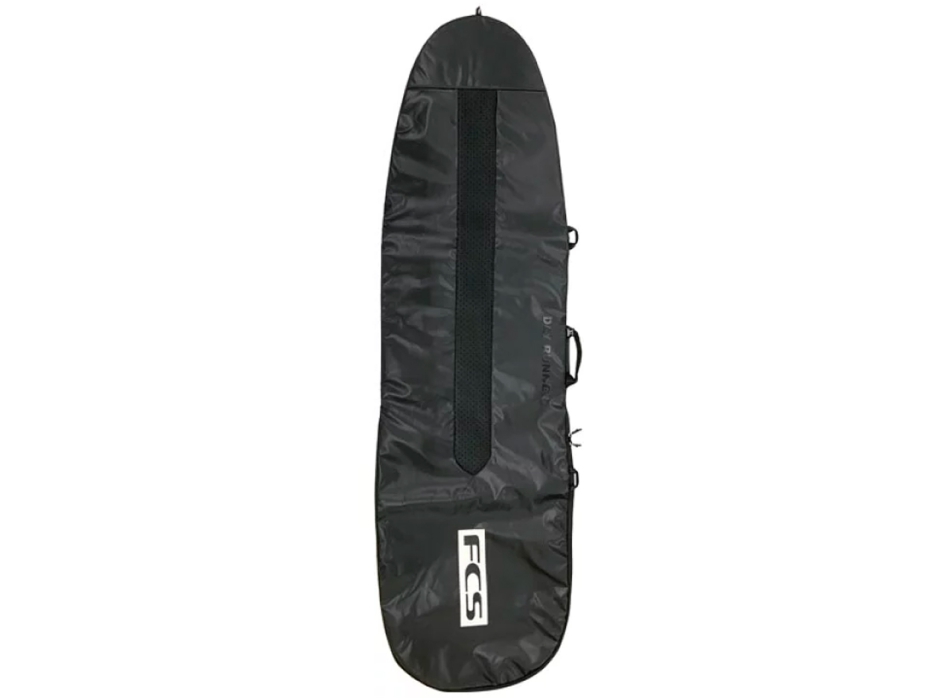 FCS SURFBOARD COVER SINGLE 7'0'' DAY FUNBOARD 3DXFIT BLACK WARM GREY