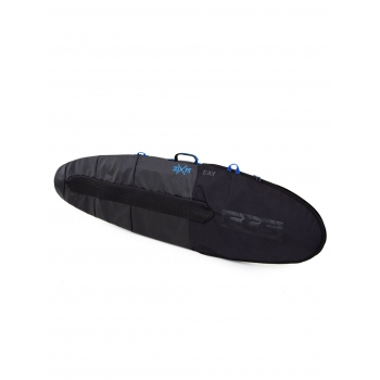 FCS SURFBOARD COVER SINGLE 7'6'' DAY FUNBOARD 3DXFIT BLACK