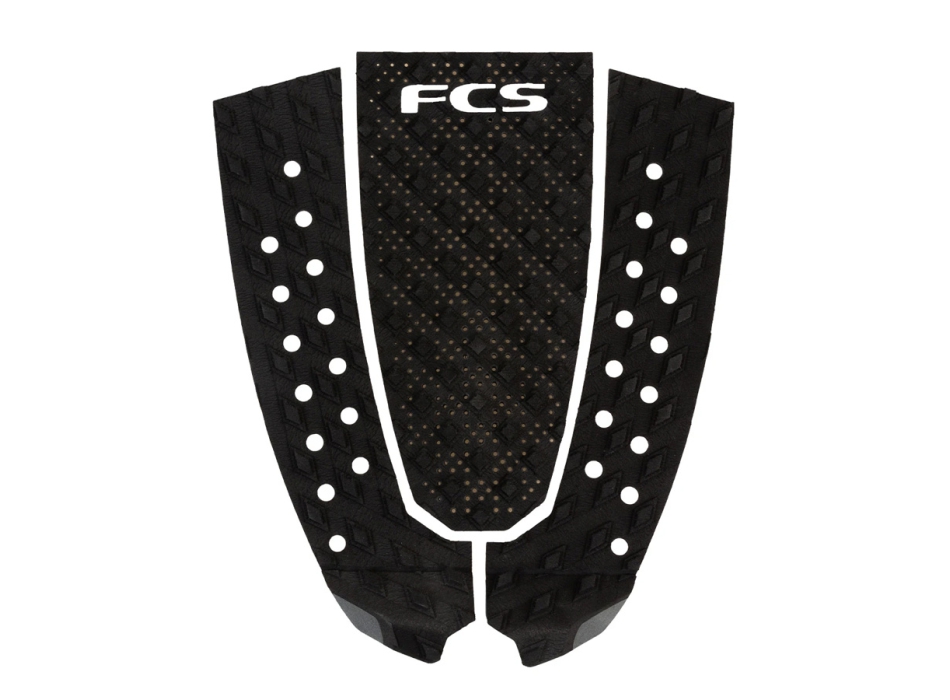 FCS T-3 PIN TRACTION PAD BLACK NARROW TAIL BOARDS