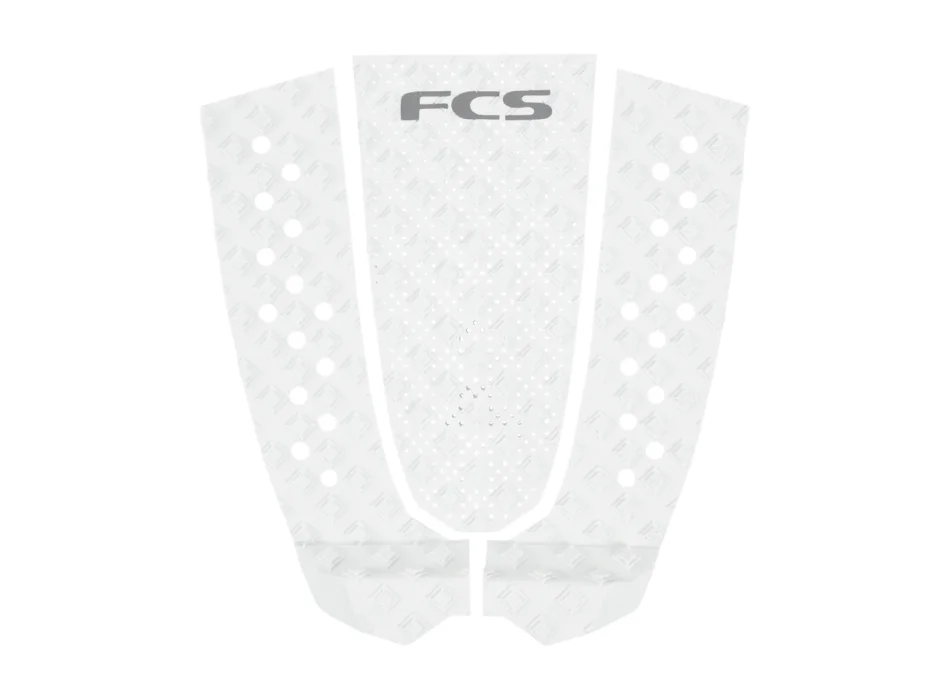 FCS T-3 TRACTION PAD ECO BLEND WHITE COOL GREY