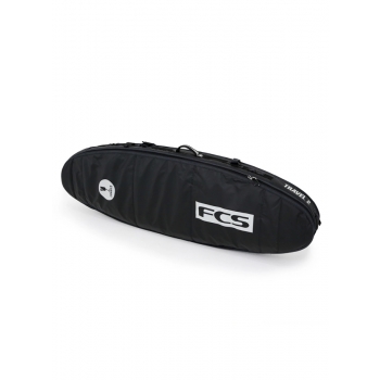 FCS TRAVEL 2 FUNBOARD 6'3" SURFBOARD COVER BLACK/GREY