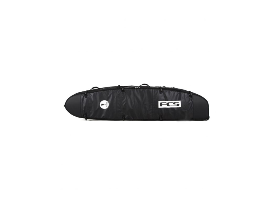 FCS TRAVEL 2 FUNBOARD 7'0'' SURFBOARD COVER BLACK/GREY