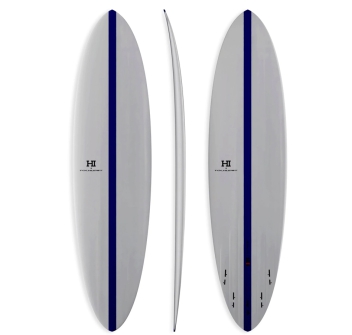 FIREWIRE HI MID 6 7'6" MID LENGTH THUNDERBOLT RED WHITE BLUE