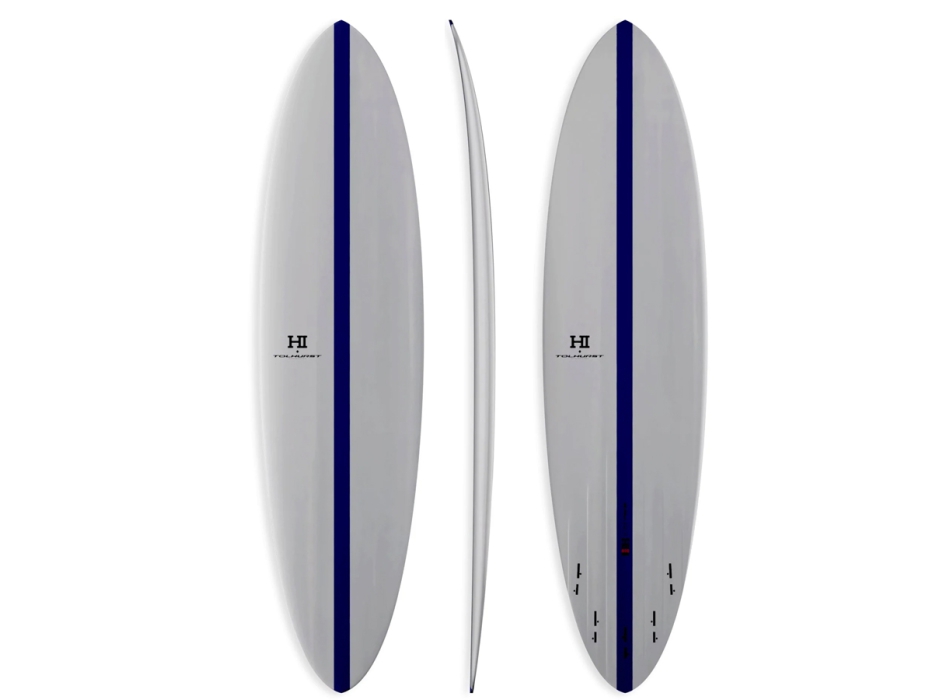 FIREWIRE HI MID 6 7'6" MID LENGTH THUNDERBOLT RED WHITE BLUE