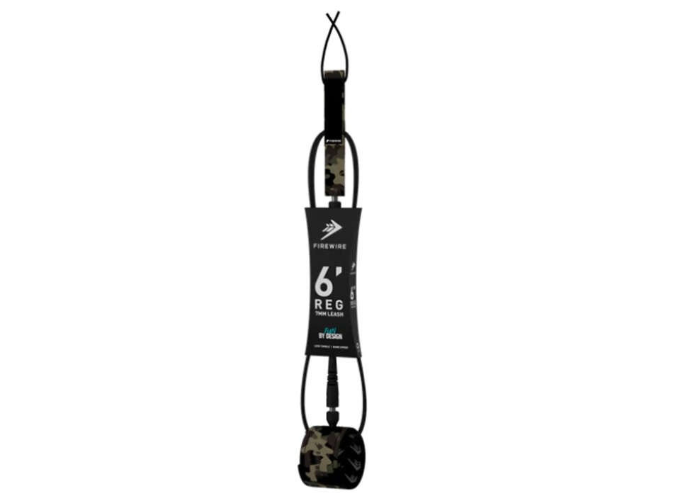 FIREWIRE 6' LEASH ALL DAY 7MM REGULAR CAMO
