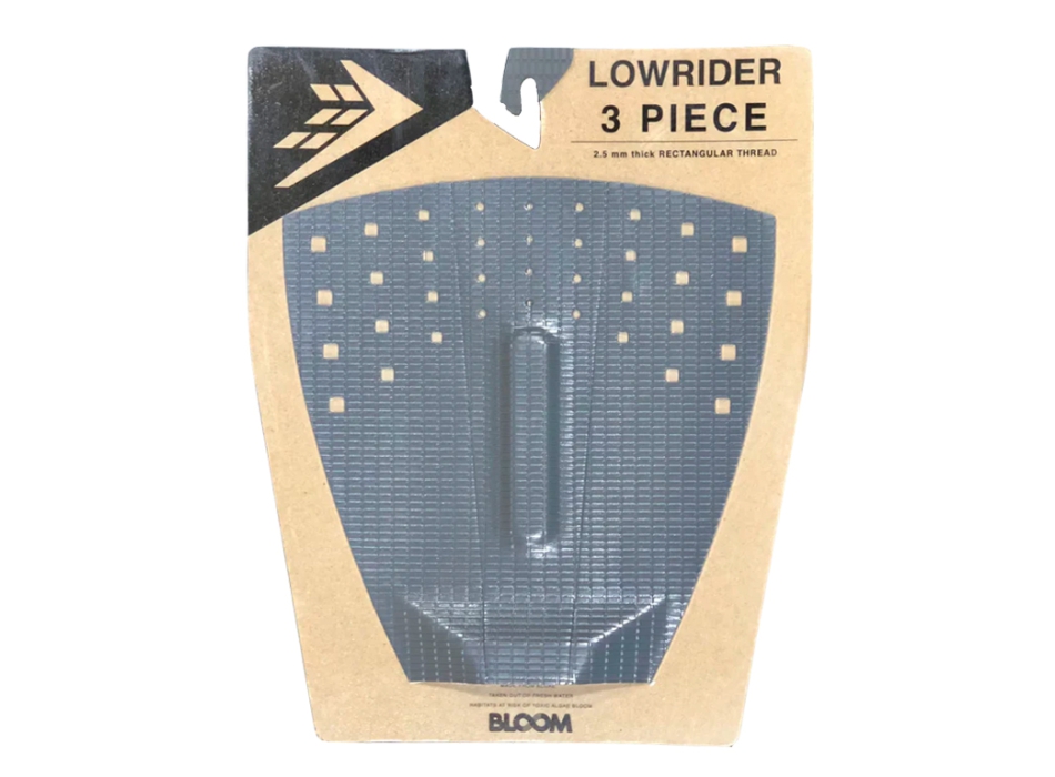 FIREWIRE LOW RIDER TRACTION PAD 3 PIECE CHARCOAL BLACK
