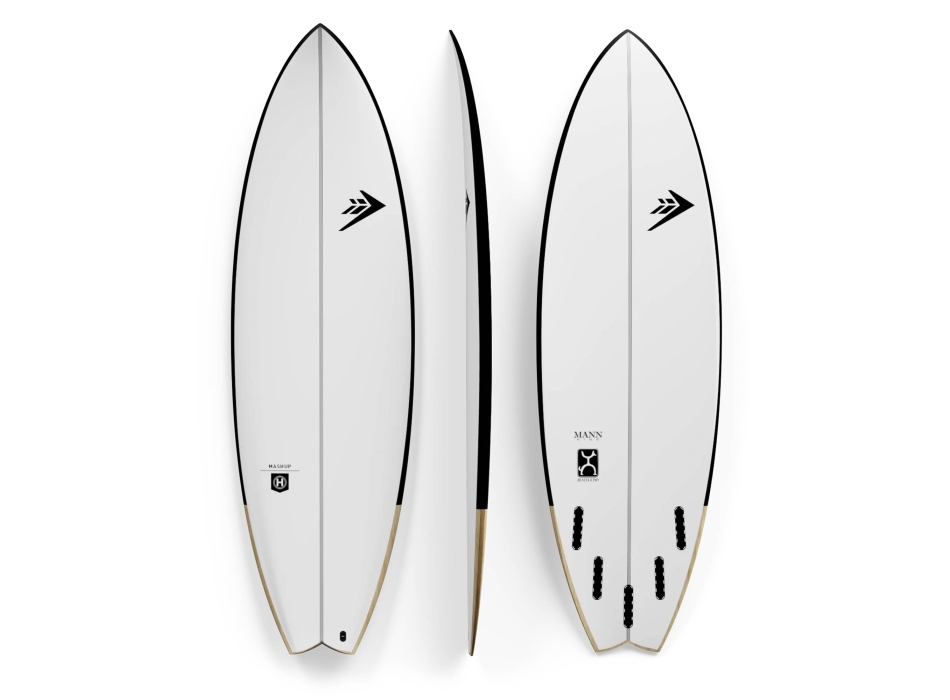 FIREWIRE MASHUP ROB MACHADO DAN MANN FUTURES FINS