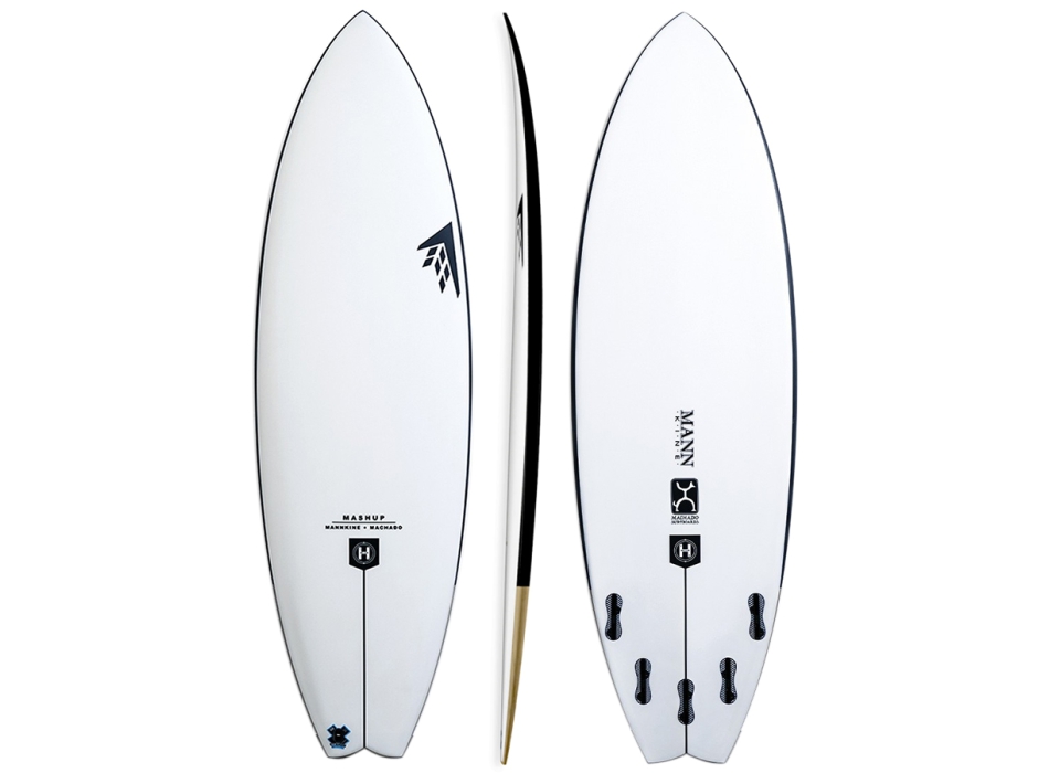 FIREWIRE MASHUP ROB MACHADO DAN MANN SURFBOARDS FCSII FINS