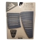 FIREWIRE ROB MACHADO WEEKEND TRACTION PAD 4 PIECE MID LENGTH & LONGBOARDS BLACK