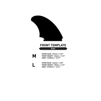 FIREWIRE TOMO MAX KEEL FIN SET