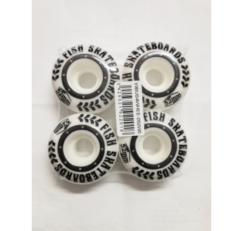 FISH SKATEBOARDS WHEELS 52X32