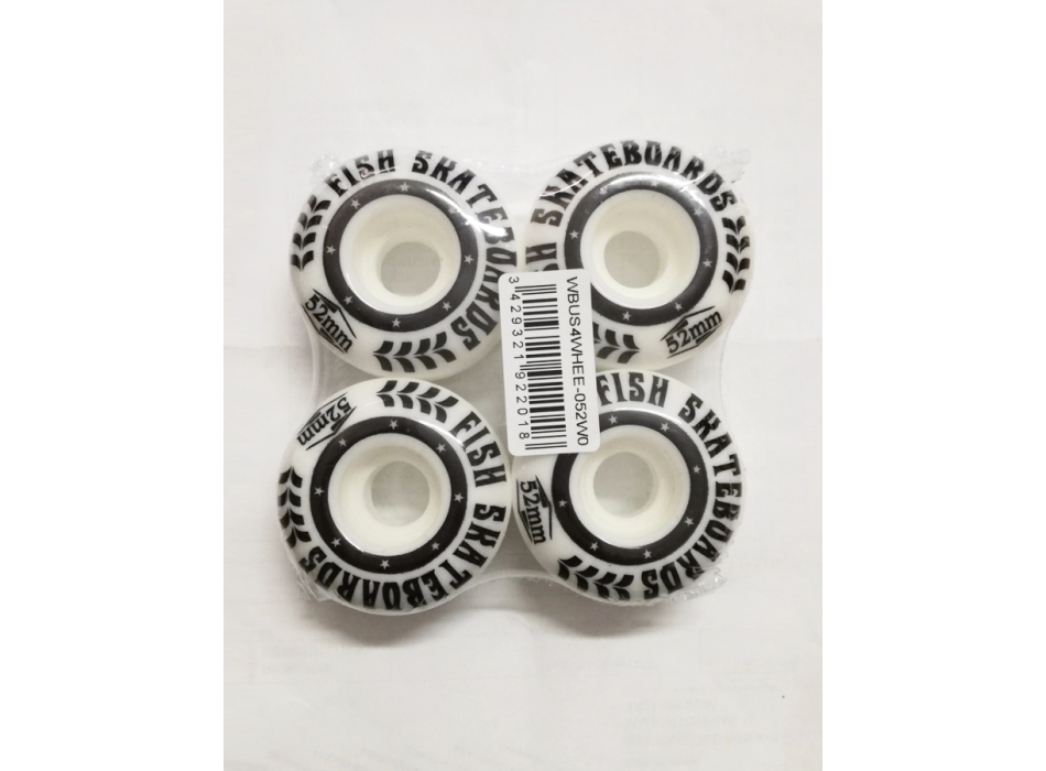 FISH SKATEBOARDS WHEELS 52X32