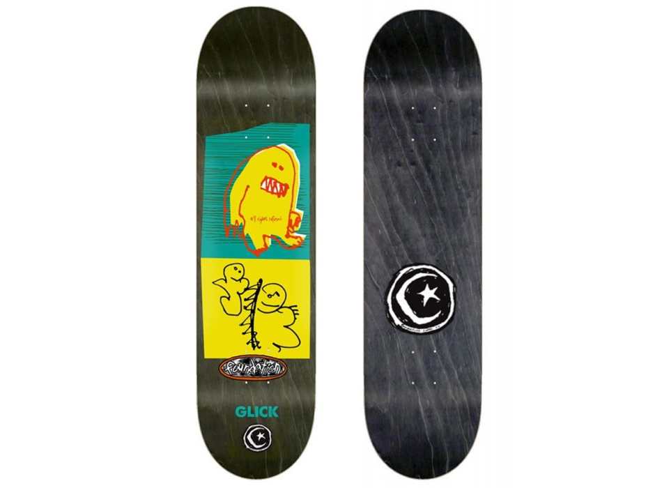 FOUNDATION 8.38" GLICK REFUSED SKATEBOARD DECK